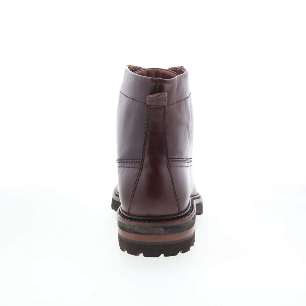 Johnston & Murphy Mens Dudley Lug Brown Boots (NWT) - Picture 4 of 4